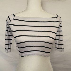 Nasty Gal Collection - Striped crop top